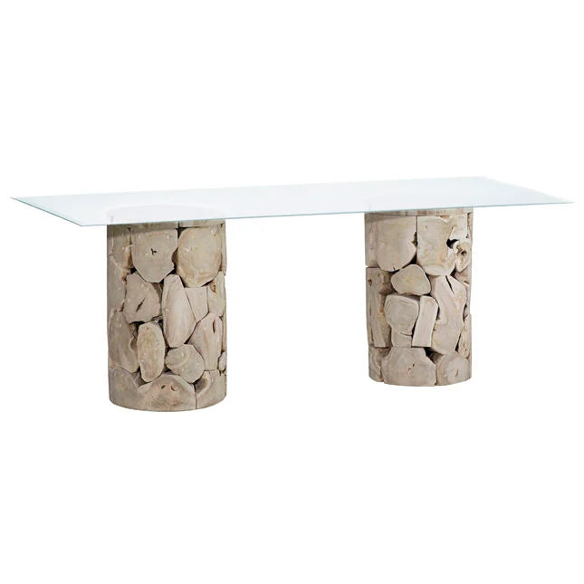Briar Rectangular Dining Table - Bleached